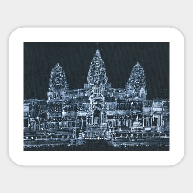 ANGKOR WAT Sticker by lautir